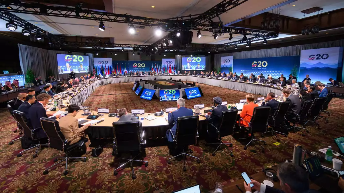 In der Runde der G20-Finanzminister sitzt erstmals wieder ein russischer Minister.  - Bild: Bernd von Jutrczenka/dpa