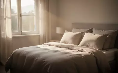 Ein sonnendurchflutetes, aufgeräumtes Schlafzimmer an einem ruhigen Sonntagmorgen, das eine Atmosphäre der Erholung vermittelt. - Foto: über boerse-global.de