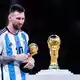 Der Höhepunkt in Messis Karriere: Der WM-Triumph 2022. (Archivbild) - Bild: Tom Weller/dpa