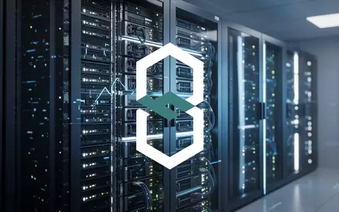 Abstraktes Rechenzentrum mit leuchtenden Server-Racks als Symbol für digitale Infrastruktur und Technologieinvestitionen - Foto: über boerse-global.de