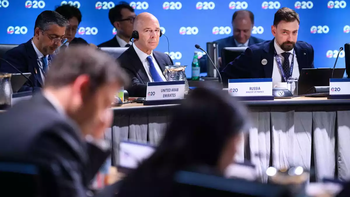 In der Runde der G20-Finanzminister sitzt erstmals wieder ein russischer Minister.  - Bild: Bernd von Jutrczenka/dpa