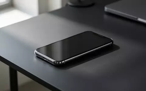 Ein modernes Smartphone auf einem schlichten Schreibtisch, beleuchtet durch weiches, natürliches Licht. - Foto: über boerse-global.de