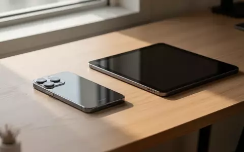 Ein modernes Smartphone und ein Tablet liegen auf einem aufgeräumten Schreibtisch bei natürlichem Tageslicht. - Foto: über boerse-global.de