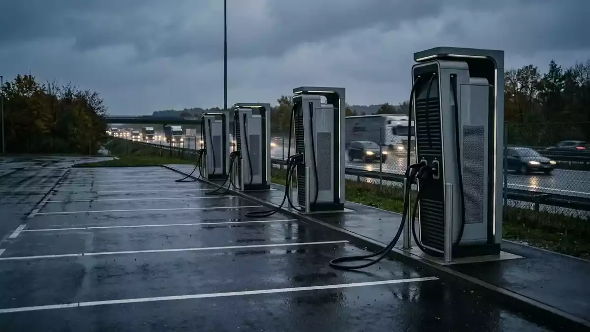 VDA warnt vor Ladeengpass für Elektro-Lkw bis 2030