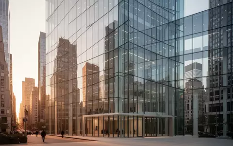 Moderne Glasfassade eines Bürogebäudes im Finanzviertel bei Sonnenuntergang als Symbol für wirtschaftliche Stabilität. - Foto: über boerse-global.de