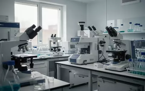 Ein modernes, steriles medizinisches Forschungslabor mit hochwertiger Analyseausrüstung in einer klinischen Umgebung. - Foto: über boerse-global.de