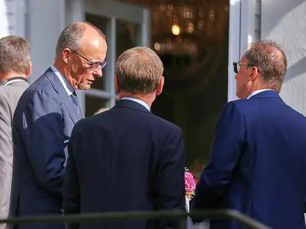 Friedrich Merz, Johann Wadephul und Alexander Dobrindt (Archiv) - Foto: via dts Nachrichtenagentur