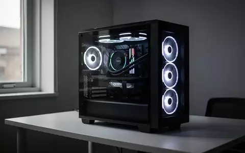 Ein moderner Gaming-PC auf einem Schreibtisch in einem Raum mit sanftem, natürlichem Licht. - Foto: über boerse-global.de