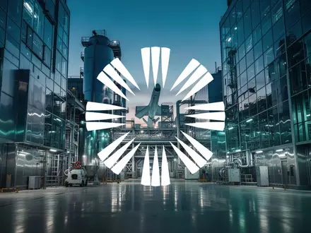 Abstrakte Darstellung einer modernen Luftfahrt-Ingenieurhalle mit Fokus auf präzise Technologie und industrielles Wachstum. - Foto: über boerse-global.de