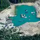 Der Gletscherabbruch von Blatten in der Schweiz war von der Dynamik her vergleichbar dem im Himalaya. (Archivbild) - Bild: Laurent Gillieron/KEYSTONE/dpa