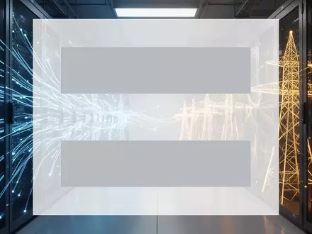 Abstrakte Darstellung einer modernen Hochleistungs-Rechenzentrumsinfrastruktur mit Fokus auf Energie und Datenströme. - Foto: über boerse-global.de