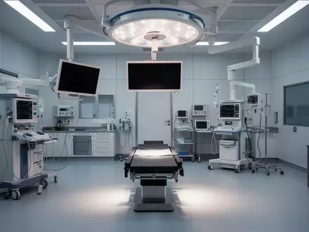 Ein moderner, steriler elektrophysiologischer Herzkatheter-Messplatz in einem Krankenhaus ohne Personen. - Foto: über boerse-global.de