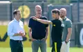 Die BVB-Bosse wollen das Team von Trainer Niko Kovac (2.v.r.) noch mal verstärken. (Archivbild) - Foto: Bernd Thissen/dpa
