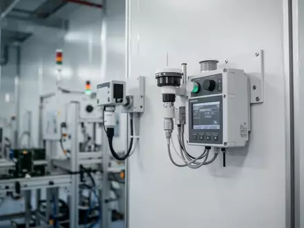 Professionelle Klimasensoren in einer modernen Elektronikfertigung zur Überwachung der Luftfeuchtigkeit. - Foto: über boerse-global.de