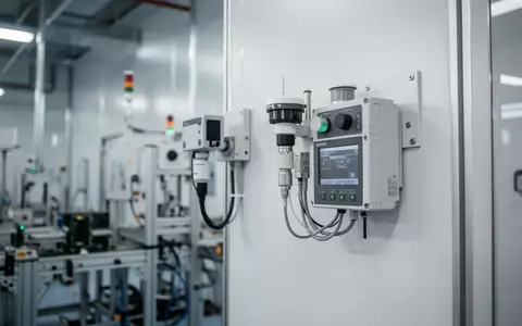 Professionelle Klimasensoren in einer modernen Elektronikfertigung zur Überwachung der Luftfeuchtigkeit. - Foto: über boerse-global.de