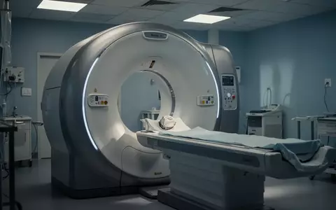 Moderner Computertomograph in einem klinischen Untersuchungsraum ohne Personen. - Foto: über boerse-global.de