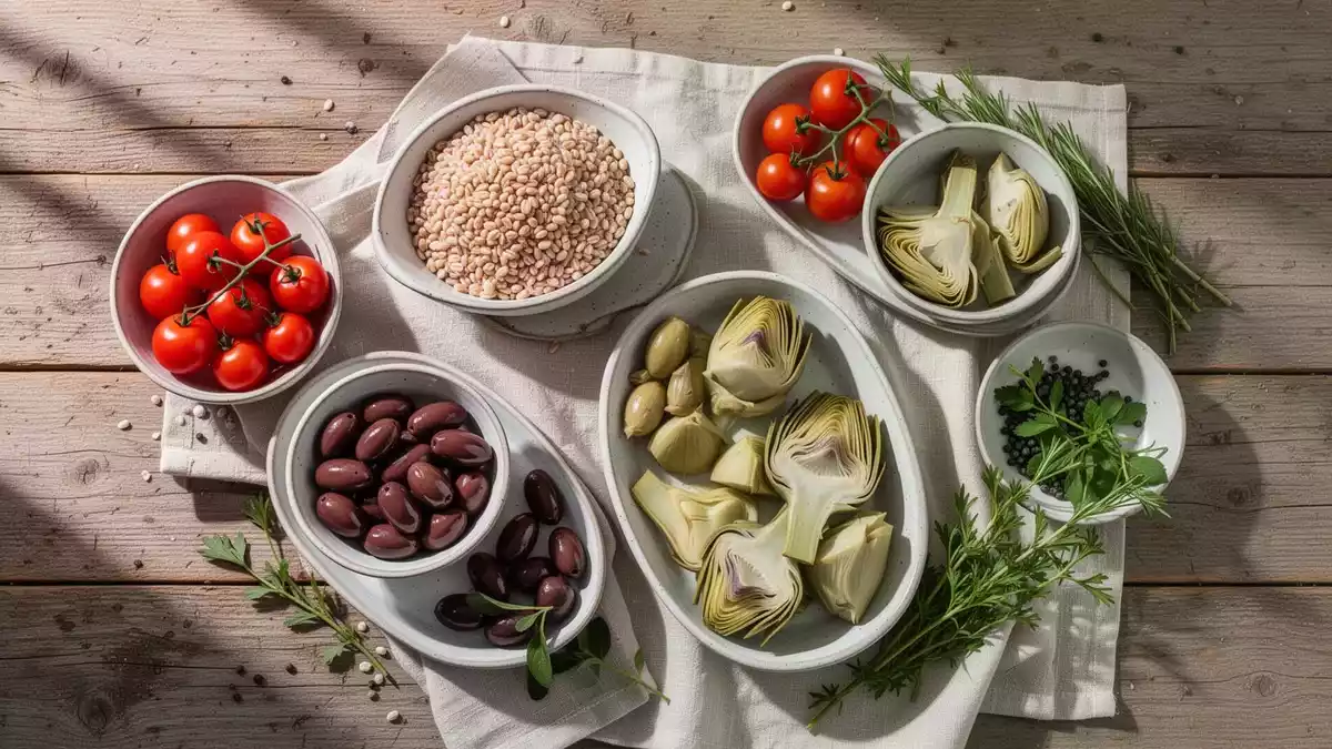 Mediterrane Rezeptideen: Salate, Ofengerichte und vegane Küche