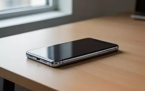 Ein modernes Smartphone liegt auf einem minimalistischen Holztisch bei natürlichem Licht. - Foto: über boerse-global.de