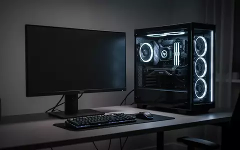 Ein moderner Gaming-PC mit beleuchtetem Gehäuse in einem abgedunkelten Raum. - Foto: über boerse-global.de