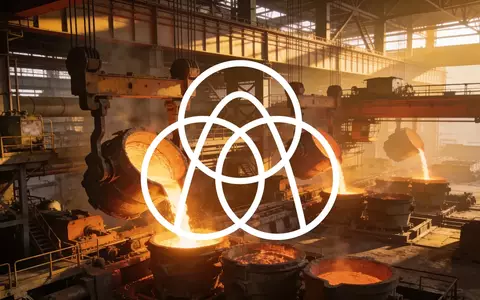 Moderne Stahlproduktionsanlage in warmem Licht, die industrielle Stärke und industriellen Fortschritt symbolisiert. - Foto: über boerse-global.de