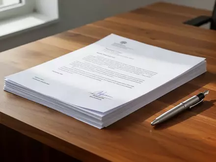 Offizielle Dokumente auf einem Schreibtisch bei Tageslicht, die eine klare und verständliche Kommunikation symbolisieren. - Foto: über boerse-global.de