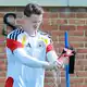 Bei der Weltmeisterschaft in Amerika durfte Jonas Urbig schon mal als Trainingstorwart dabei sein. (Archivbild)  - Bild: Jan Woitas/dpa