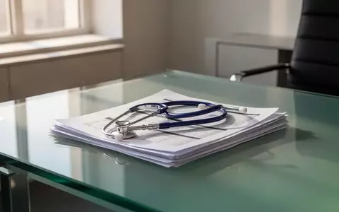Ein Stethoskop auf gestapelten Finanzunterlagen in einem hellen Büro, das finanzielle Anreize im Gesundheitswesen symbolisiert. - Foto: über boerse-global.de