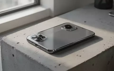 Ein modernes Smartphone auf einer minimalistischen Betonoberfläche in einem hellen, zeitgenössischen Büro. - Foto: über boerse-global.de