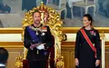 Im Parlament legte Haakon seinen Eid ab. An seiner Seite: Kronprinzessin Ingrid Alexandra.  - Foto: Lise Åserud/NTB Pool/dpa
