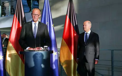 Friedrich Merz und Olaf Scholz (Archiv) - Foto: via dts Nachrichtenagentur