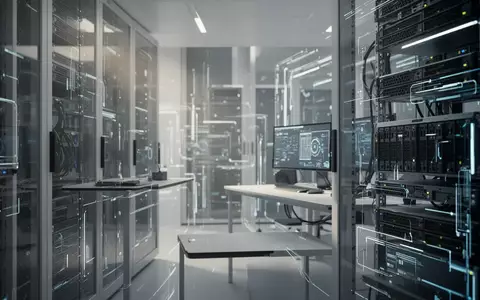 Moderne Server-Infrastruktur in einer minimalistischen Umgebung, die technische Effizienz und Geschwindigkeit symbolisiert. - Foto: über boerse-global.de