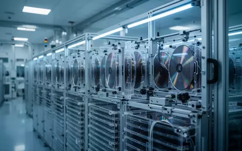 Saubere Silizium-Wafer-Speicherkassetten in einer hochmodernen Halbleiter-Produktionsanlage. - Foto: über boerse-global.de