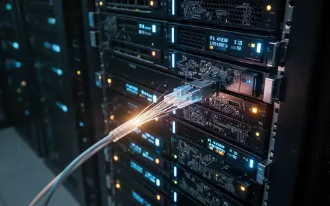 Dunkler Serverraum mit leuchtenden Hardware-Komponenten als Symbol für digitale Bedrohungen und Cybersicherheit. - Foto: über boerse-global.de