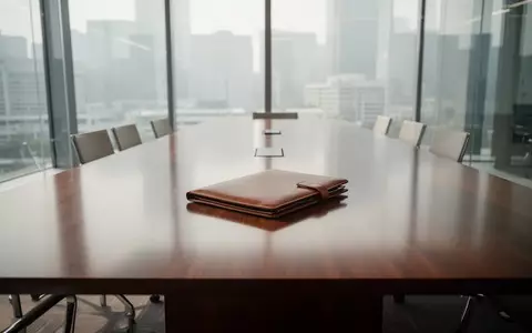 Ein minimalistischer, moderner Konferenzraum mit natürlichem Licht, der Stabilität und finanziellen Erfolg symbolisiert. - Foto: über boerse-global.de