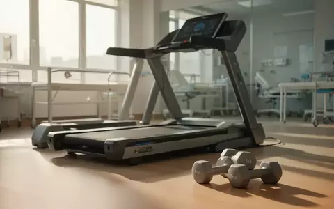 Sportgeräte in einem hellen, modernen Rehabilitationsraum für kardiologische Trainingstherapie. - Foto: über boerse-global.de