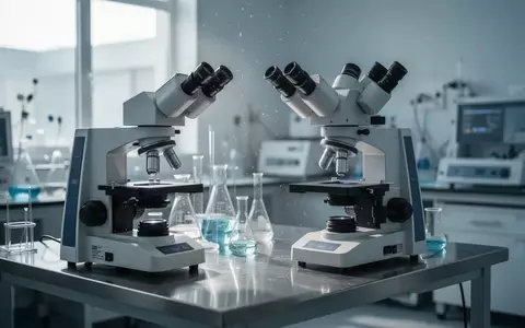 Ein steriles, hochmodernes biomedizinisches Forschungslabor mit Präzisionsinstrumenten und Laborgeräten auf einer Edelstahloberfläche. - Foto: über boerse-global.de