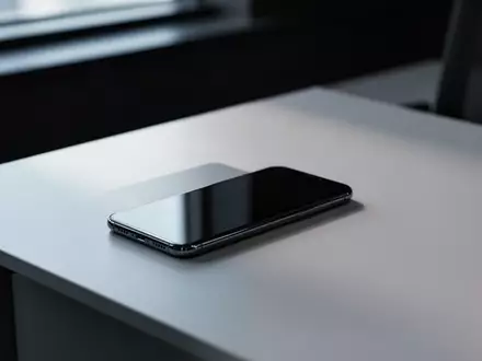 Ein modernes Smartphone liegt auf einem hellen Schreibtisch in einer professionellen Büroumgebung. - Foto: über boerse-global.de