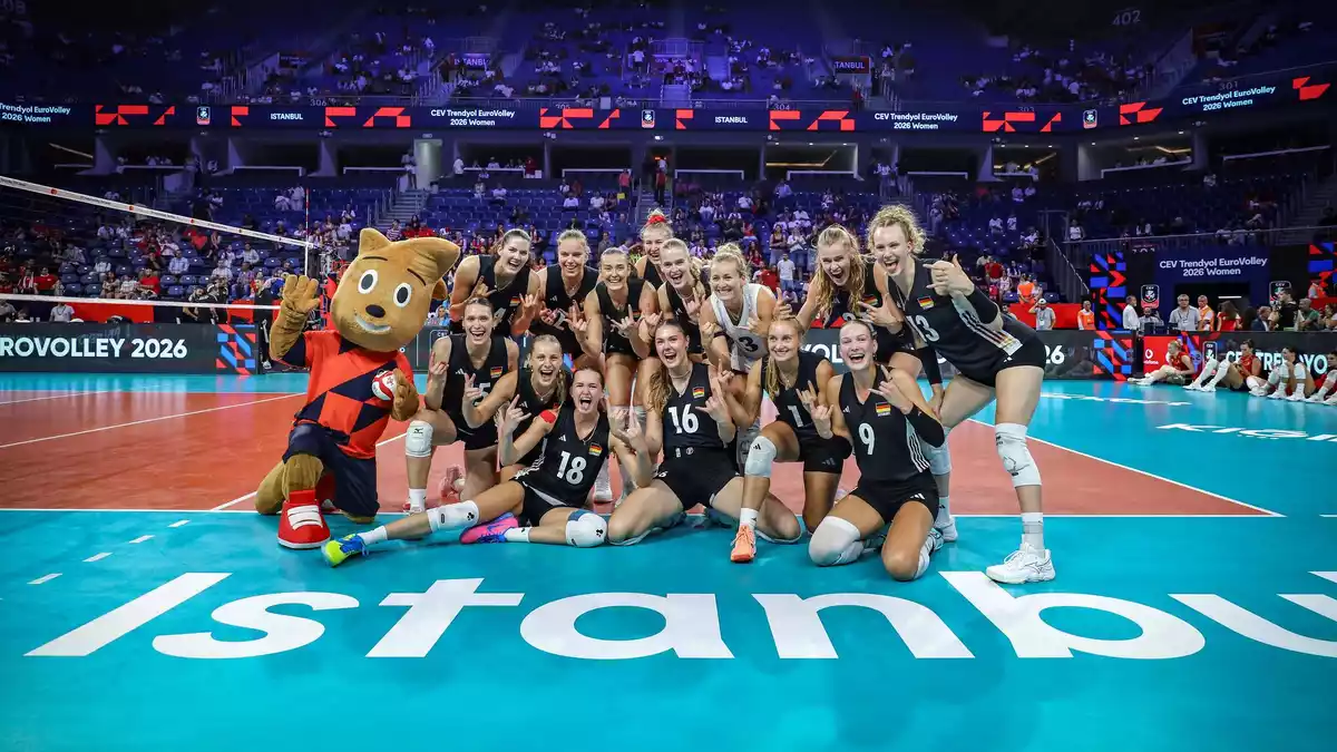 Erstmals seit 2019 erreichte Deutschland wieder das Viertelfinale. - Bild: ---/CEV/dpa