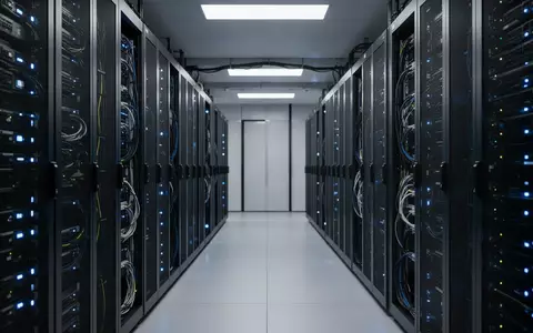 Moderne Serverräume mit ordentlich verkabelten Racks in einem Rechenzentrum als Symbol für IT-Sicherheit. - Foto: über boerse-global.de