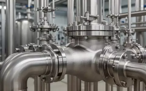 Industrielle Edelstahl-Ventile und Rohrleitungssysteme in einer modernen Prozessanlage. - Foto: über boerse-global.de