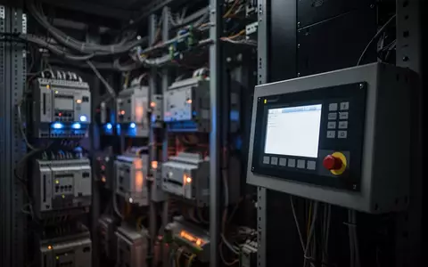 Industrielle speicherprogrammierbare Steuerungen in einem dunklen Serverschrank. - Foto: über boerse-global.de