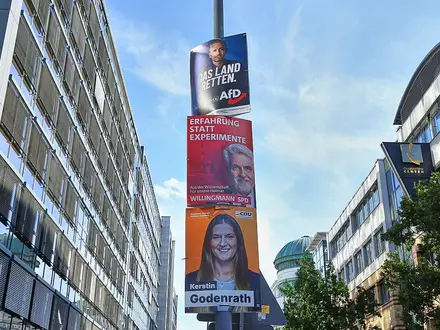 Wahlplakate vor der Landtagswahl in Sachsen-Anhalt (Archiv) - Foto: via dts Nachrichtenagentur