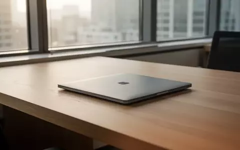 Ein moderner, aufgeräumter Arbeitsplatz mit einem geschlossenen Laptop auf einem Schreibtisch bei natürlichem Licht. - Foto: über boerse-global.de