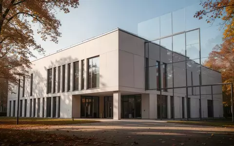 Modernes Regierungsgebäude in Niedersachsen bei Tageslicht. - Foto: über boerse-global.de