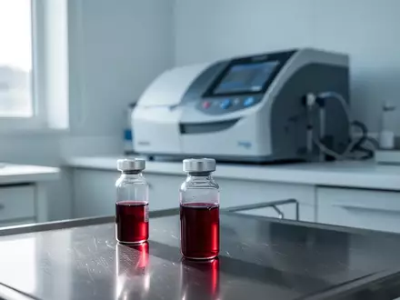 Laborumgebung mit einer Blutprobe zur medizinischen Diagnostik in einer modernen Klinik. - Foto: über boerse-global.de