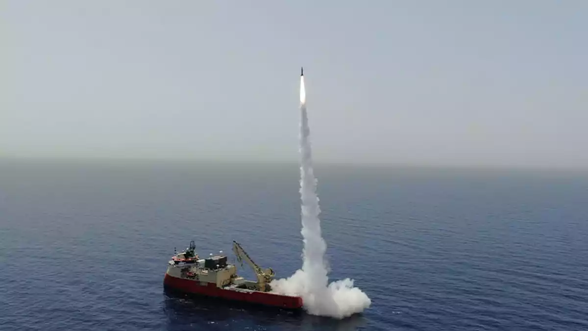 Der Raketentest im Nordatlantik war zuvor geheim gehalten worden. (Symbolbild) - Bild: -/IAI/dpa