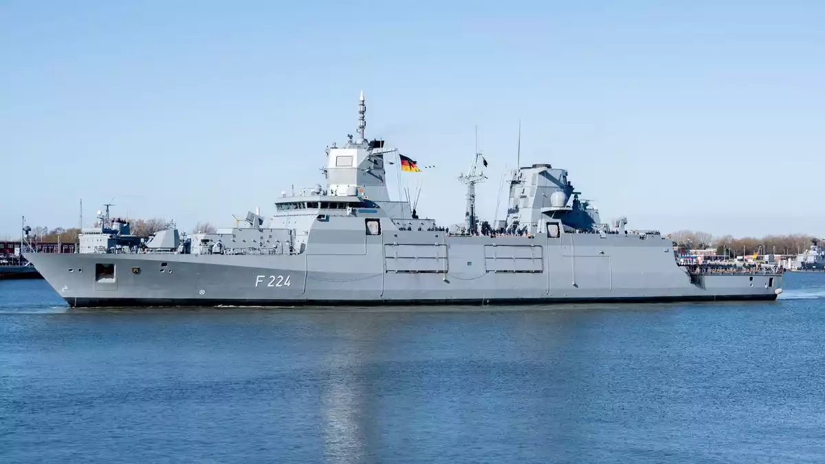 Die Fregatte Sachsen-Anhalt. (Symbolbild) - Bild: Hauke-Christian Dittrich/dpa