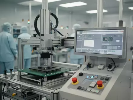 Automatisierte Mikrocontroller-Programmieranlage in einer modernen Produktionsumgebung zur Sicherung der Lieferkette. - Foto: über boerse-global.de