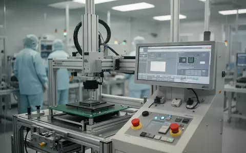 Automatisierte Mikrocontroller-Programmieranlage in einer modernen Produktionsumgebung zur Sicherung der Lieferkette. - Foto: über boerse-global.de