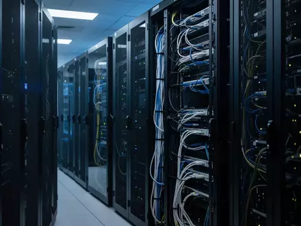Modernes Rechenzentrum mit Server-Racks in einer professionellen Finanzumgebung. - Foto: über boerse-global.de